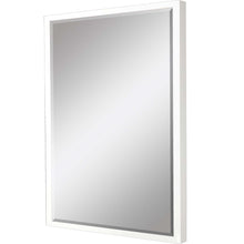 Load image into Gallery viewer, 30" Solid Wood Framed Accent Mirror - White