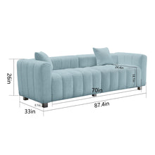 Load image into Gallery viewer, Modern 3 Seater Sofa With 2 Pillows