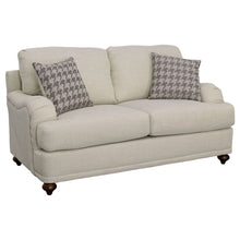Load image into Gallery viewer, Brewster - Upholstered Loveseat With English Arms - Light Gray