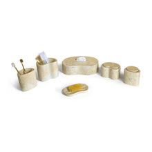Load image into Gallery viewer, Elegant Natural Marble Bathroom Accessories Set
