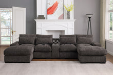 Load image into Gallery viewer, Nyeisha - Piece Upholstered Sofa & Chaise - Coffee