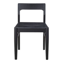 Load image into Gallery viewer, Solid Wood Open Back Dining Side Chairs (Set of 2) - Black