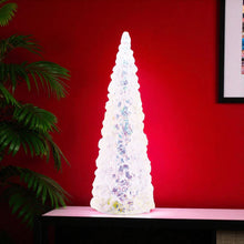 Load image into Gallery viewer, Plastic Trees Tabletop Sculpture With LED (633898) - White / Blue / Pink