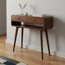 Load image into Gallery viewer, Solid Wood Solid Console Table With Shelf With Drawer (723401) - Brown