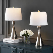 Load image into Gallery viewer, Novelty Table Lamps LED With Empire Shades (Set of 2) - Nickel