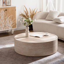 Load image into Gallery viewer, Round Coffee Table For Living Room - Amber