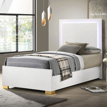 Load image into Gallery viewer, Jeremiah - LED Panel Bed With Touch Controlled Lighting