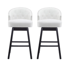 Load image into Gallery viewer, 360 Degree Rotation Swivel Counter Stools (Set of 2)