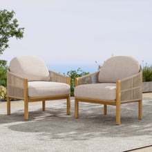 Load image into Gallery viewer, Grotta - Outdoor Wood Club Chair (Set of 2)