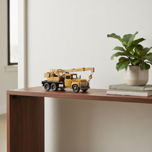 Load image into Gallery viewer, Crane Truck Sculpture - Yellow