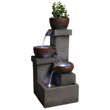 Load image into Gallery viewer, LED Waterfall Fountain Outdoor For Garden - Gray