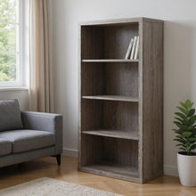 Load image into Gallery viewer, Four Tier Bookcase - Taupe