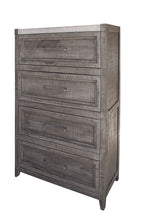 Load image into Gallery viewer, Solid Wood 4 Drawer Chest - Gray
