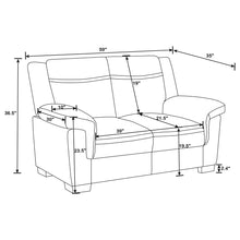 Load image into Gallery viewer, Jacob - Loveseat With Pillow Top Arms Upholstery - Gray