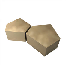Load image into Gallery viewer, Irregular Pentagon Nesting Coffee Table Set