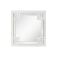 Load image into Gallery viewer, 39" Square Accent Mirror - White