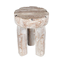 Load image into Gallery viewer, 19" Solid Wood Round End Table - White