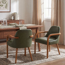 Load image into Gallery viewer, Dining Upholstered Armchairs (Set of 2)