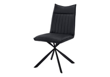 Load image into Gallery viewer, Tufted Upholstered Faux Leather Dining Parsons Chairs (Set of 2) - Black