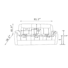 Load image into Gallery viewer, Sonet - Domino Reclining Sofas