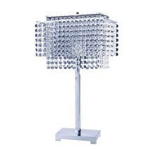 Load image into Gallery viewer, Bling Glam Faux Crystal Rectangular Table Lamp