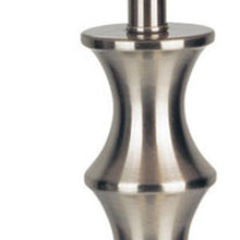 Load image into Gallery viewer, 30" Black Solid Wood Bedside Table Lamp With White Shade