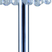 Load image into Gallery viewer, 26" Silver Glam Two Tier Chandelier USB Table Lamp