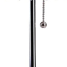 Load image into Gallery viewer, 20" Silver Metal Bedside Table Lamp With Clear Drum Shade