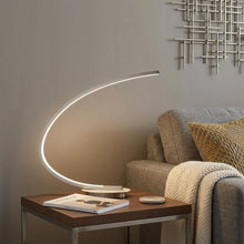 Load image into Gallery viewer, 16" Silver Metal Desk Led Table Lamp