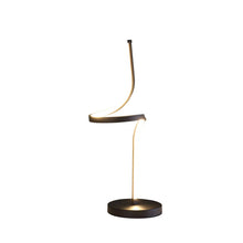 Load image into Gallery viewer, 22" Black Bedside Led Table Lamp