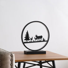 Load image into Gallery viewer, 13" Black Bedside Led Table Lamp