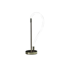 Load image into Gallery viewer, 21" Gold Bedside Led Table Lamp