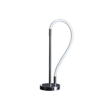 Load image into Gallery viewer, 21" Silver Bedside Led Table Lamp