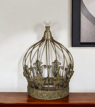 Load image into Gallery viewer, Hand Painted Decorative Crown Tabletop Sculpture - Bronze