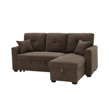 Load image into Gallery viewer, Sleeper Sectional With Pull Out Bed, Reversible Chaise