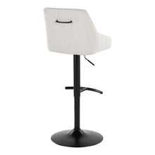 Load image into Gallery viewer, Hannah - Transitional Adjustable Barstool With Swivel With Rounded T Footrest (Set of 2)