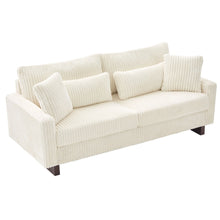 Load image into Gallery viewer, Modern Loveseat Sofa With 4 Pillows