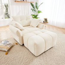 Load image into Gallery viewer, Ergonomic Single Seater Sofa With Ottoman, High Resilience Support Cushions