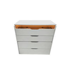 Load image into Gallery viewer, 3 In 1 Vanity Desk With Flip Top Mirror, Compact Makeup Table With Glass Top And 3 Drawers