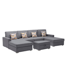 Load image into Gallery viewer, Nolan - Fabric 5 Piece Sectional Sofa With Interchangeable Legs