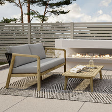 Load image into Gallery viewer, Palmetto - Outdoor Sofa - Stone Gray