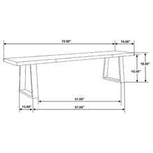 Load image into Gallery viewer, Wobegon - Rectangular Dining Bench - Gray