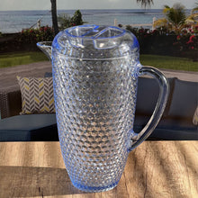 Load image into Gallery viewer, Diamond Cut Unbreakable Plastic Water Pitcher With Lid