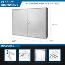 Load image into Gallery viewer, Adjustable Key Cabinet With Lock
