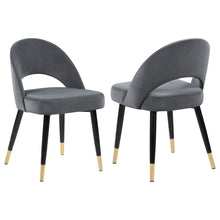 Load image into Gallery viewer, Arched Back Dining Chairs (Set of 2)