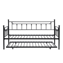 Load image into Gallery viewer, Twin Daybed With Trundle - Black