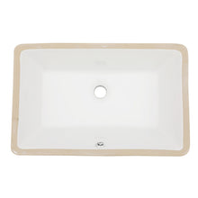 Load image into Gallery viewer, Modern Ceramic Undermount Bathroom Sink With Overflow, High Quality
