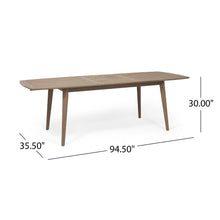 Load image into Gallery viewer, Modern Outdoor Dining Set With Expandable Acacia Wood Table