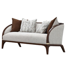 Load image into Gallery viewer, Houston - Loveseat - Pebble / Walnut