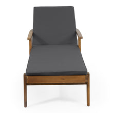 Load image into Gallery viewer, Jason - Chaise Lounge Adjustable Acacia Wood Outdoor Furniture